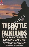 Book cover of The Battle for the Falklands  by HASTINGS, Max & JENKINS, Simon 